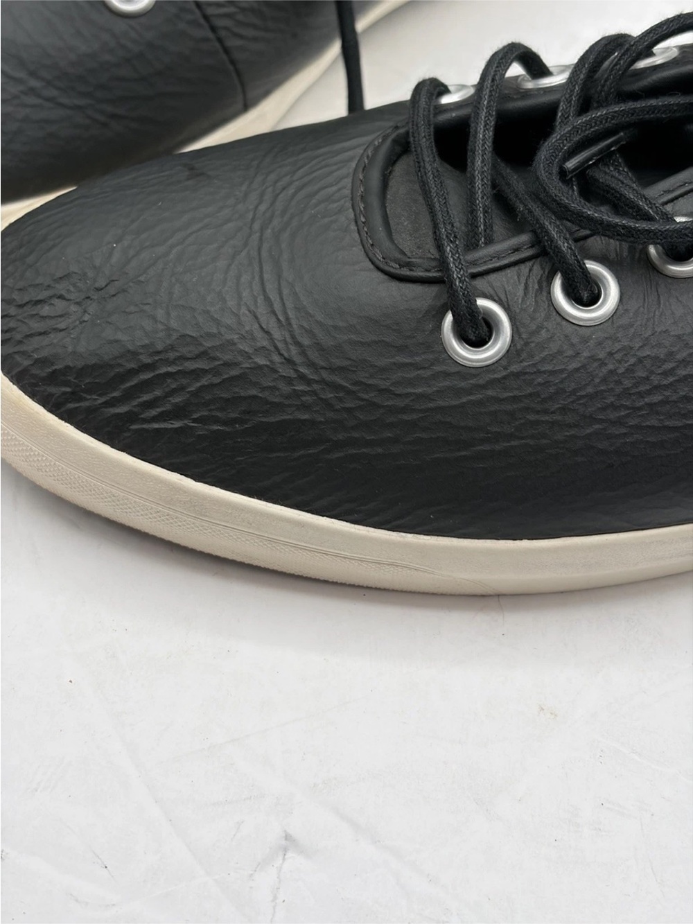 Converse All Star Sideways Ox Men size 11 Leather Casual Black Shoes - Picture 7 of 16